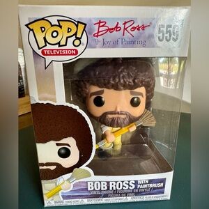 Funko POP! Bob Ross with Paintbrush #559 Figure